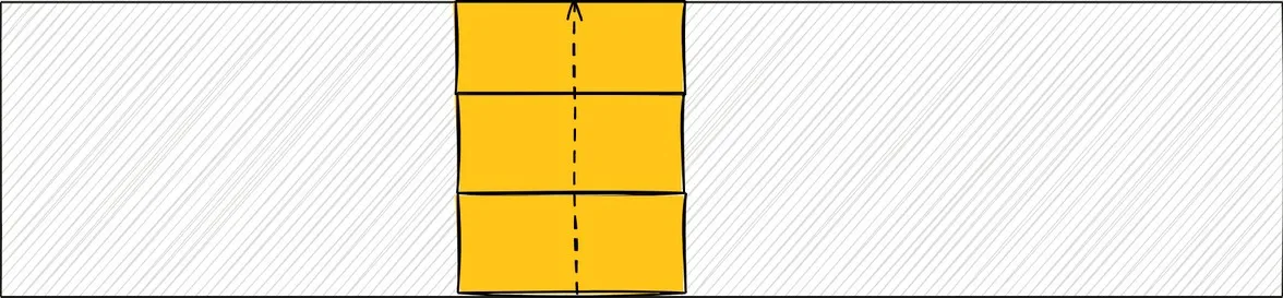 Flex direction column reverse illustration.